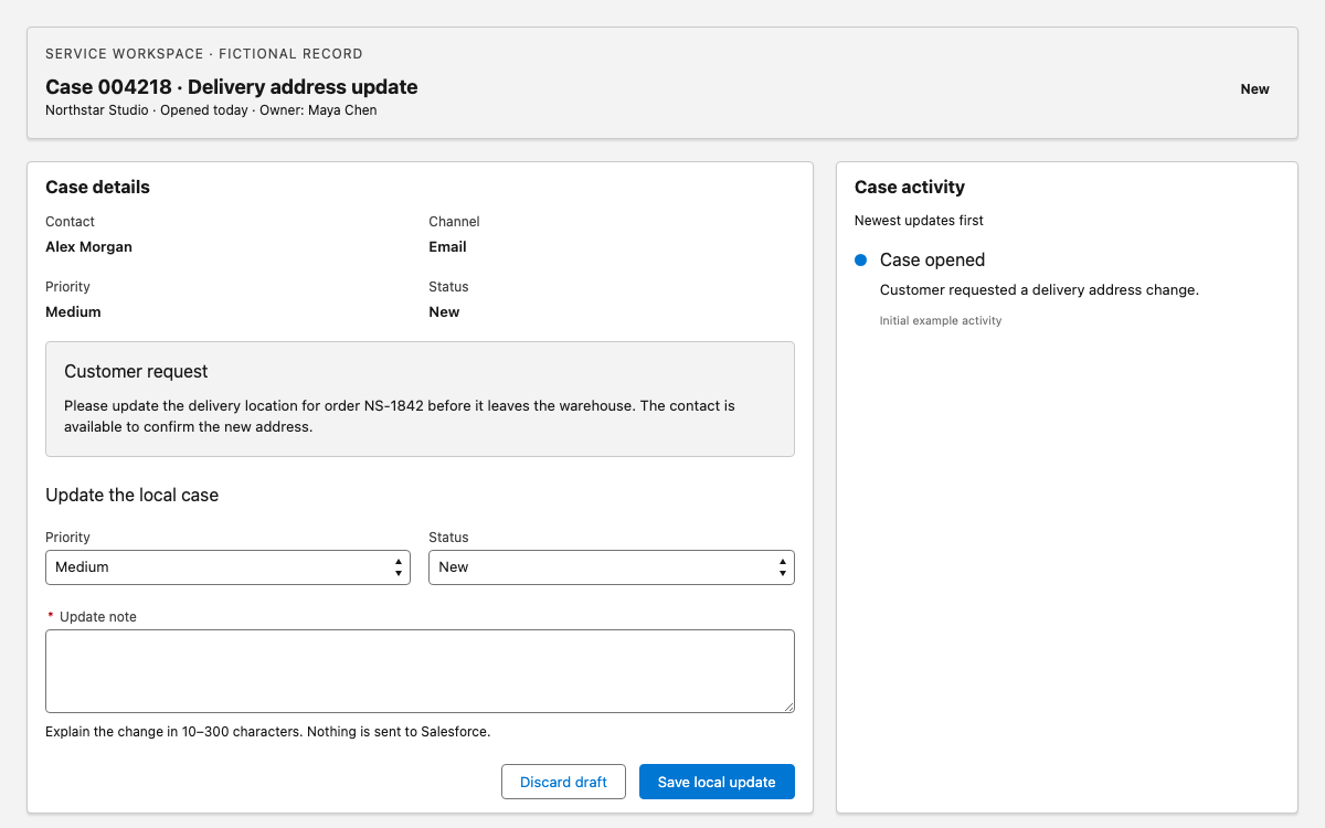 Salesforce Lightning interface study