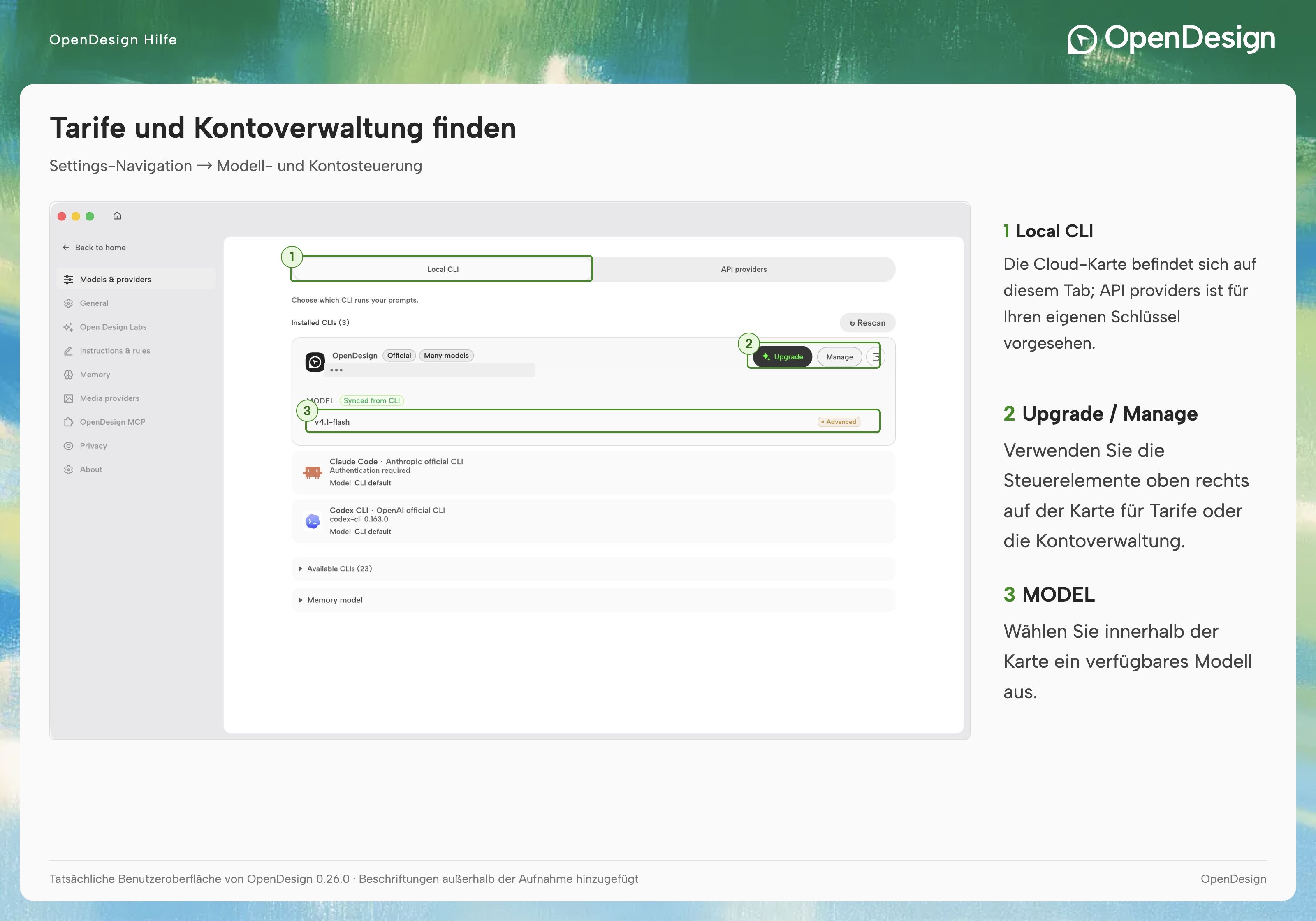 Suchen Sie auf der Cloud-Karte nach Upgrade und Manage und wählen Sie anschließend einen Tarif und Abrechnungszeitraum aus.