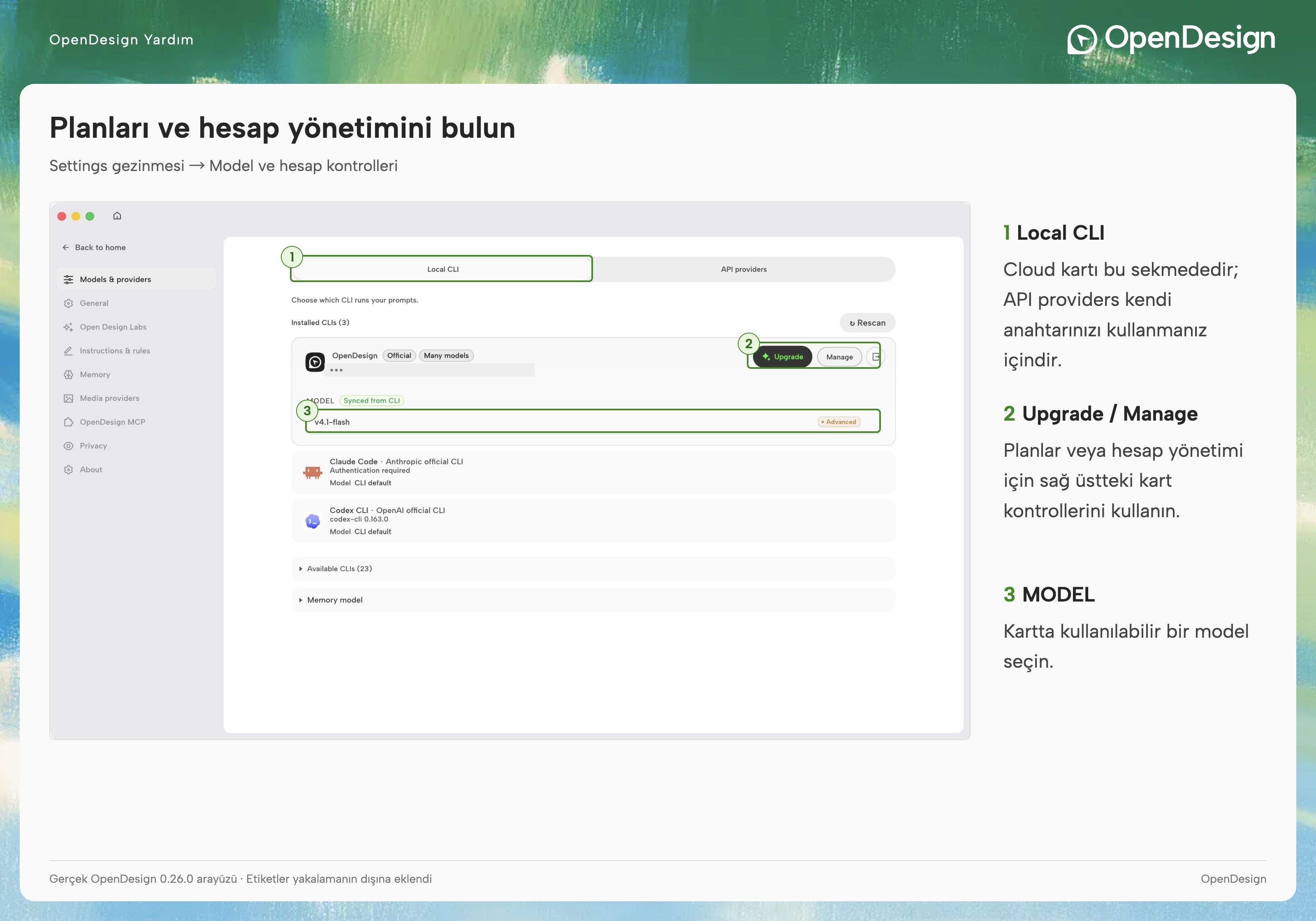 Cloud kartında Upgrade ve Manage seçeneklerini bulun, ardından bir plan ve faturalandırma dönemi seçin.