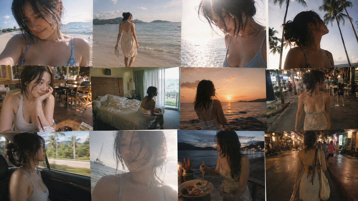 Social Media Post - Travel Snapshot Collage Prompt preview