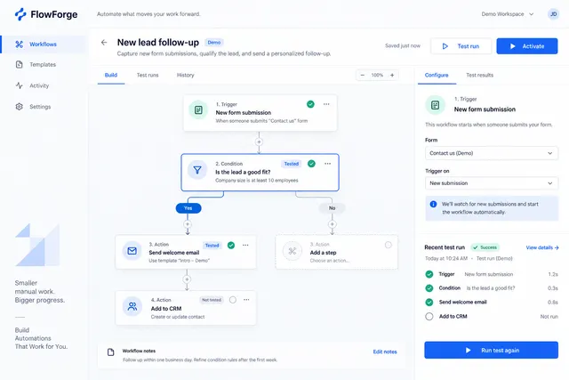 AI-generated visual concept for automation workflow builder