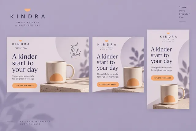 AI-generated visual concept for three-format brand campaign
