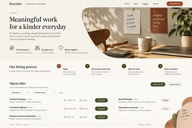 AI-generated visual concept for careers overview page
