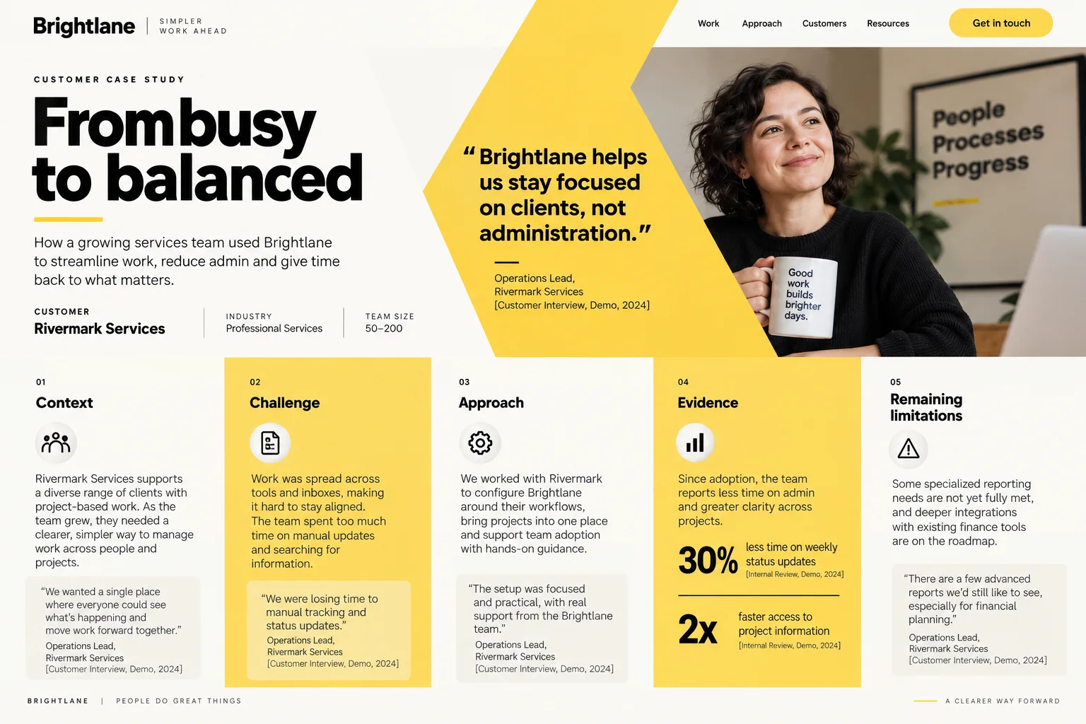 AI-generated visual concept for customer case study