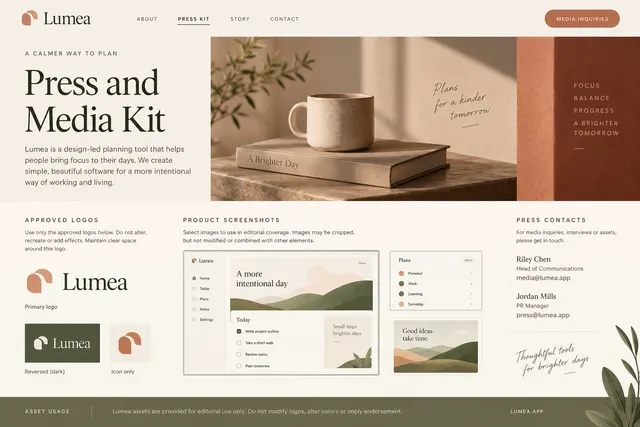 AI-generated visual concept for press and media kit