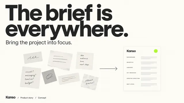 AI-generated visual concept for product story presentation