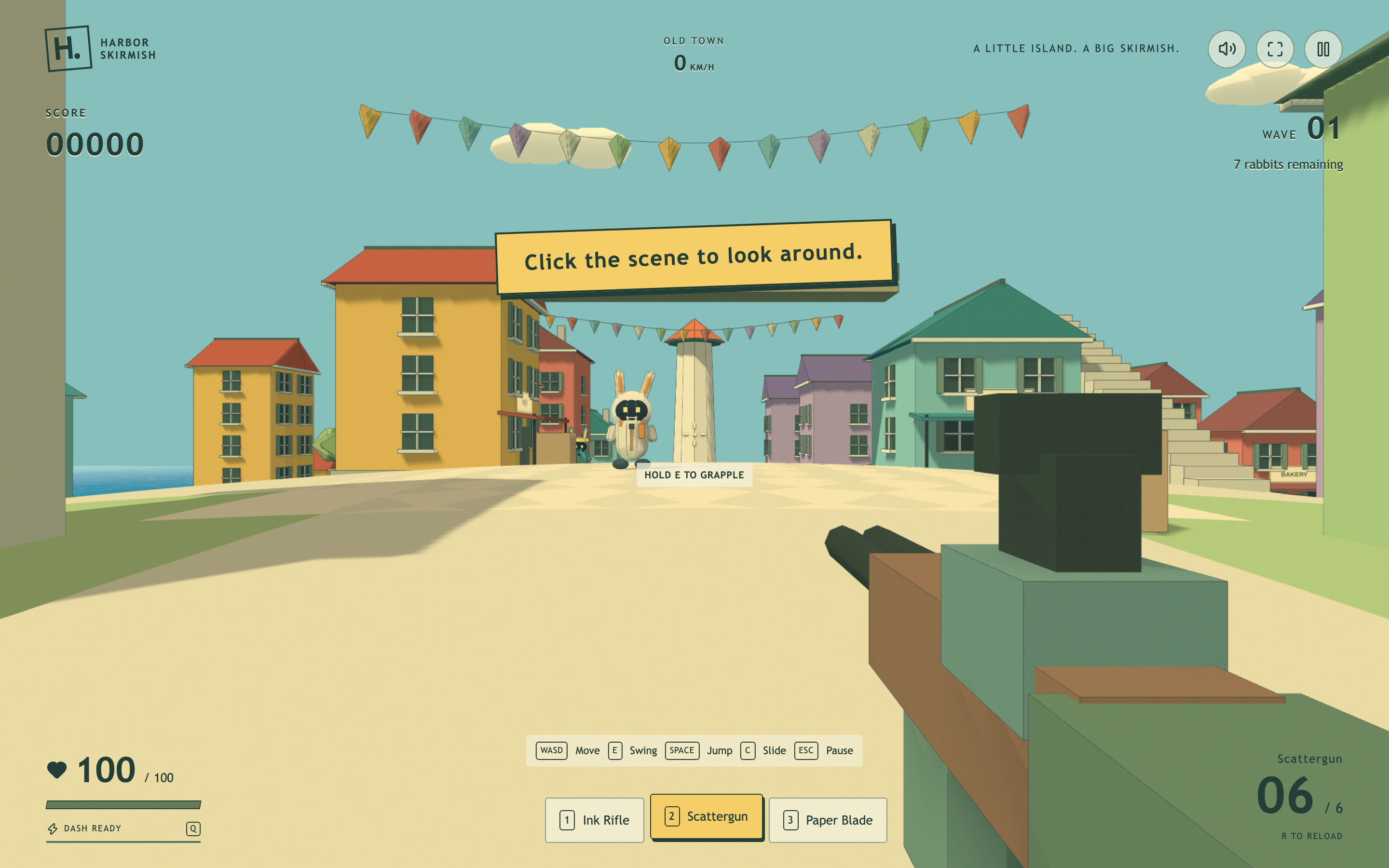 Island Adventure Game Design: Weapon Selection and Island Movement